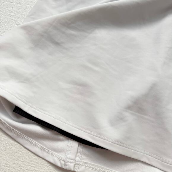 Carbon38 Tennis Skirt in White & Black Built In Shorts, Size Small - Picture 6 of 6